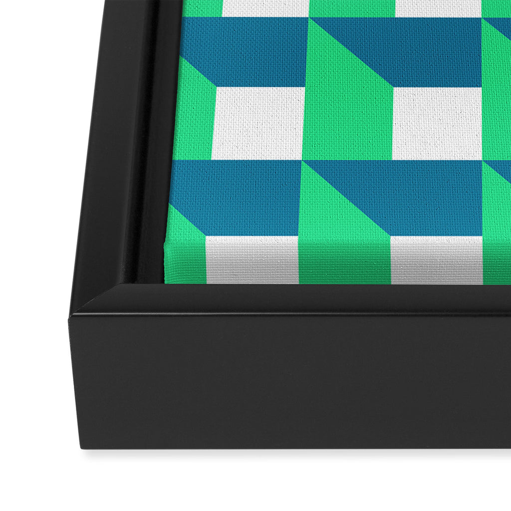 Modern Geometric 52 Framed Canvas Print Gallery Image 3