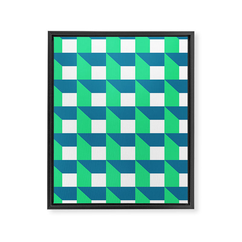 Modern Geometric 52 Framed Canvas Print Gallery Image 6