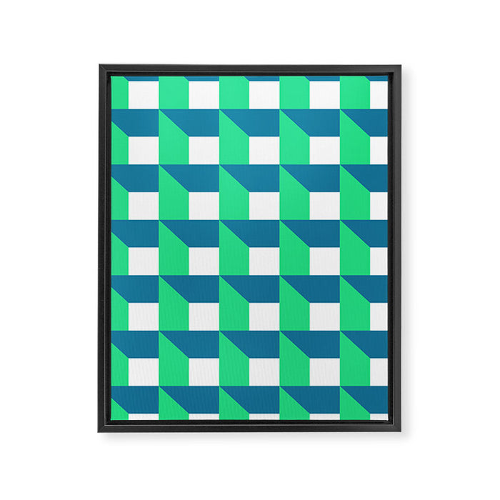 Modern Geometric 52 Framed Canvas Print Gallery Image 1