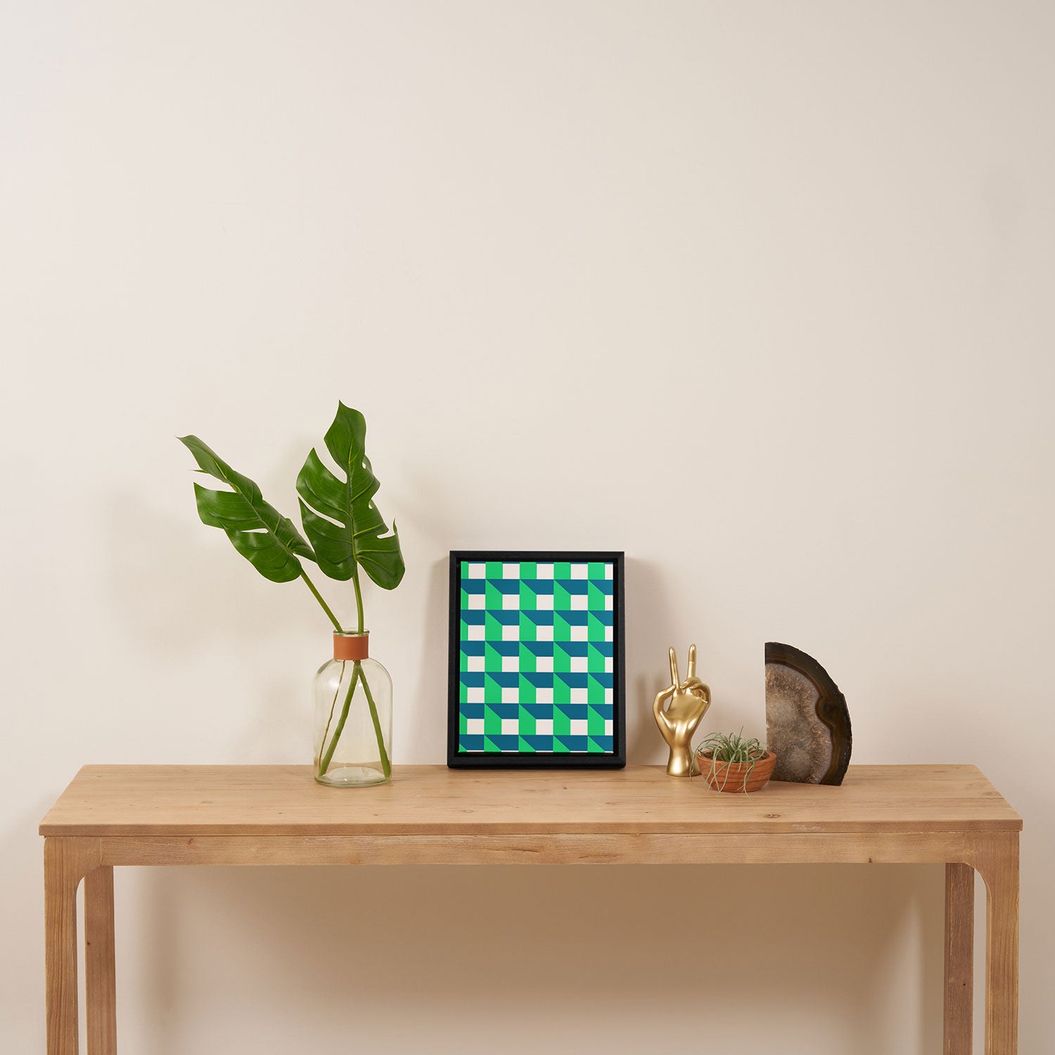 Modern Geometric 52 Framed Canvas Print Gallery Image 4