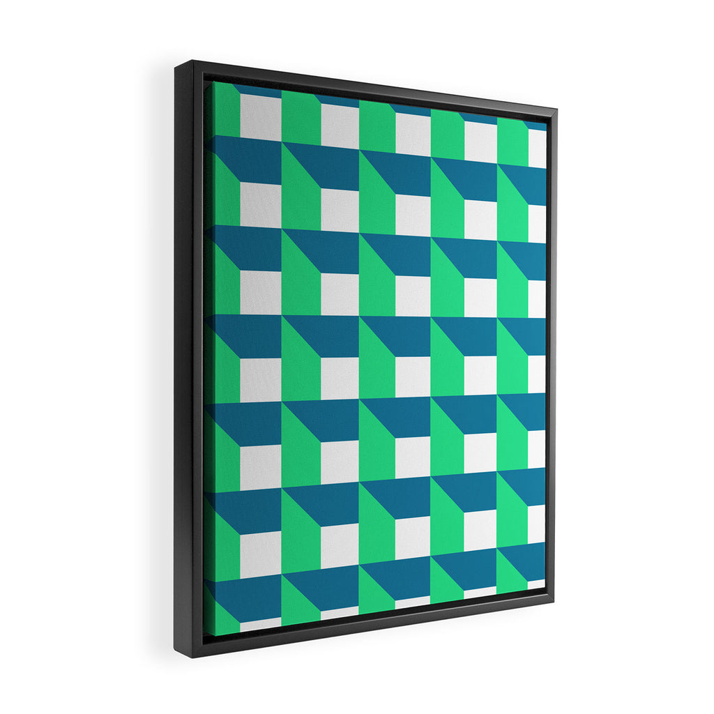 Modern Geometric 52 Framed Canvas Print Gallery Image 2