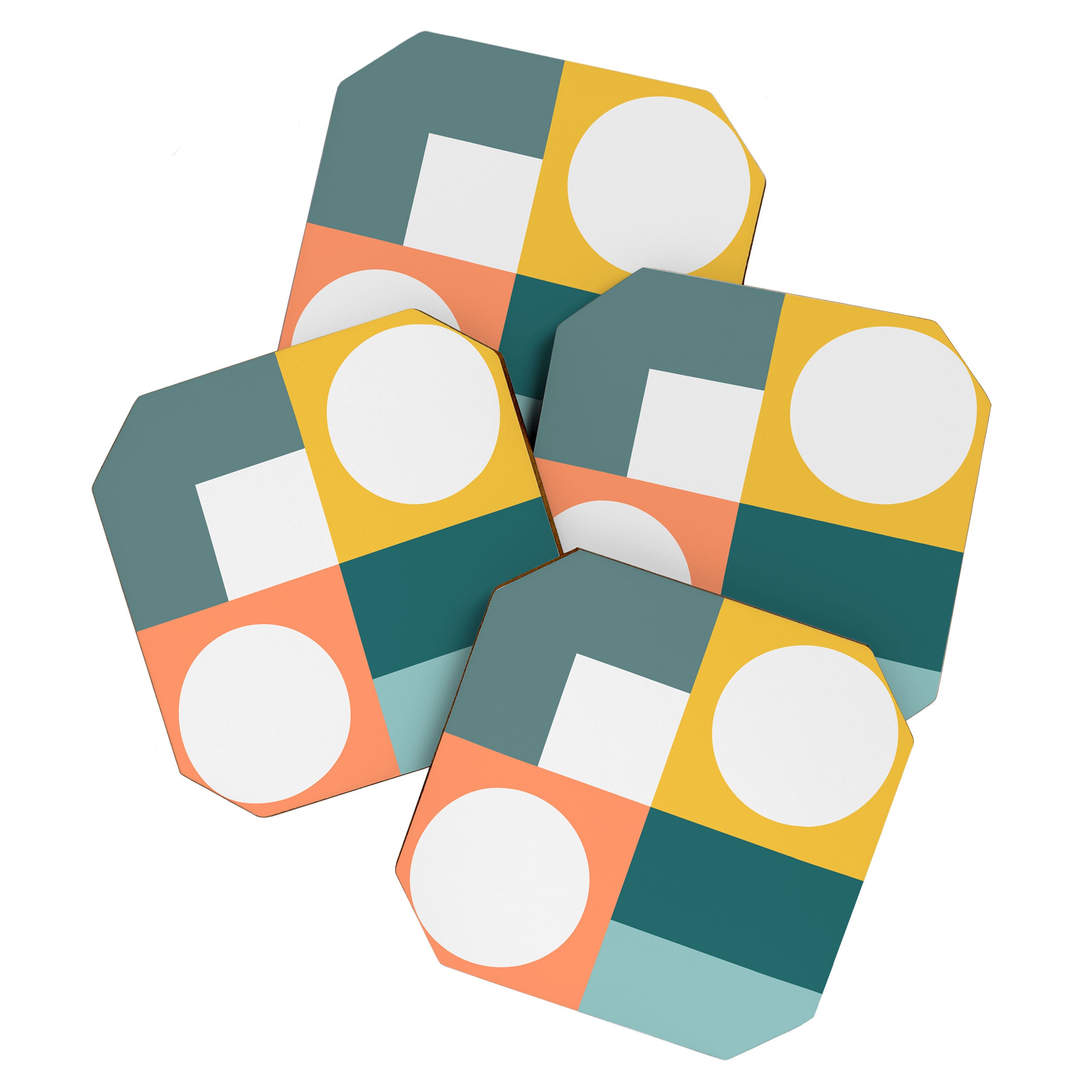 Modern Geometric 53 Coaster Gallery Image 1