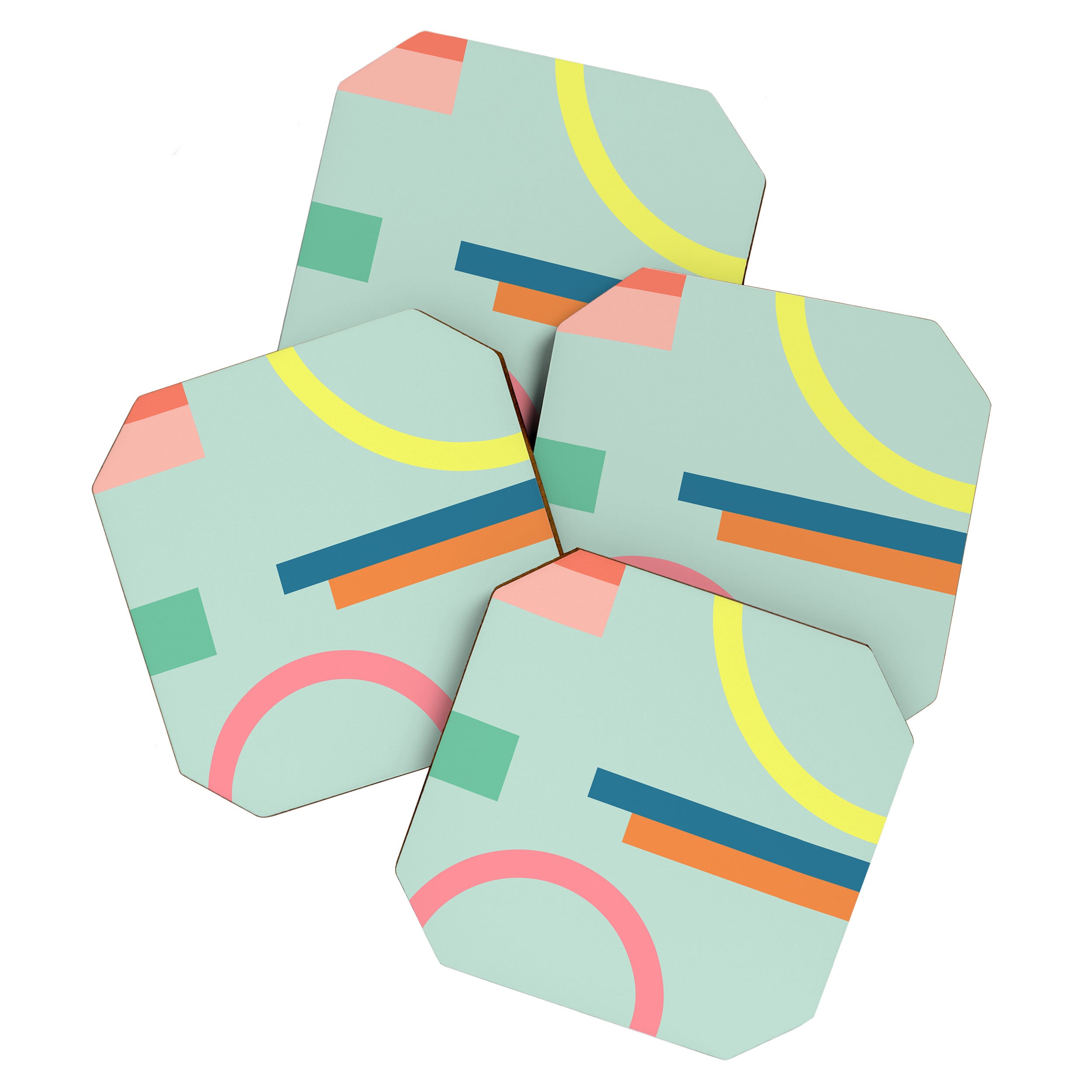 Modern Geometric 71 Coaster Gallery Image 1