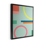 Modern Geometric 71 Framed Canvas Print Gallery Image 2