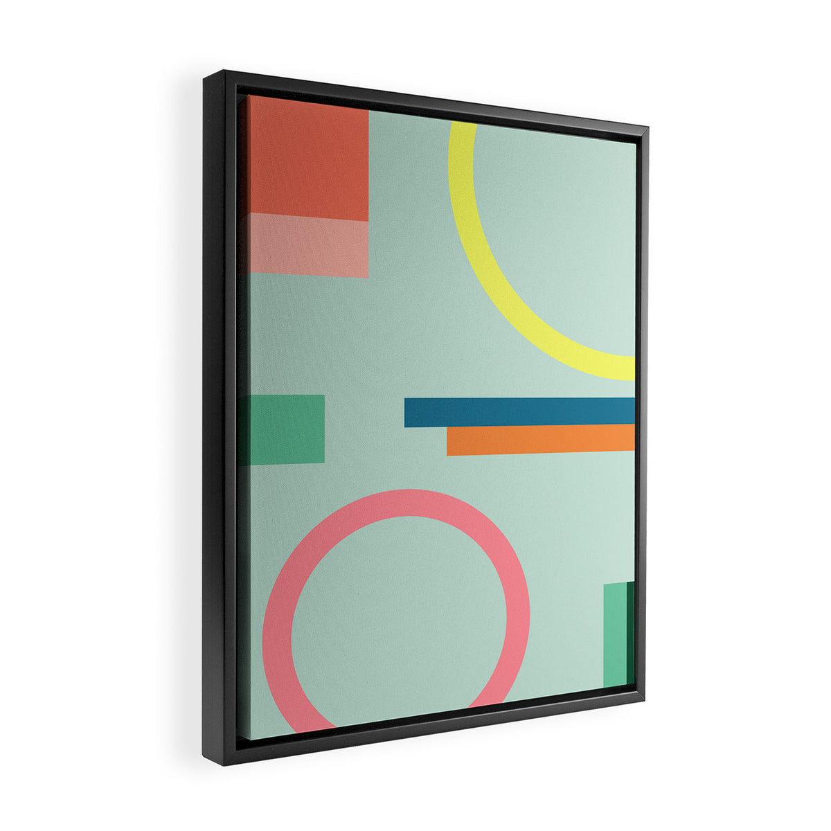 Modern Geometric 71 Framed Canvas Print Gallery Image 2