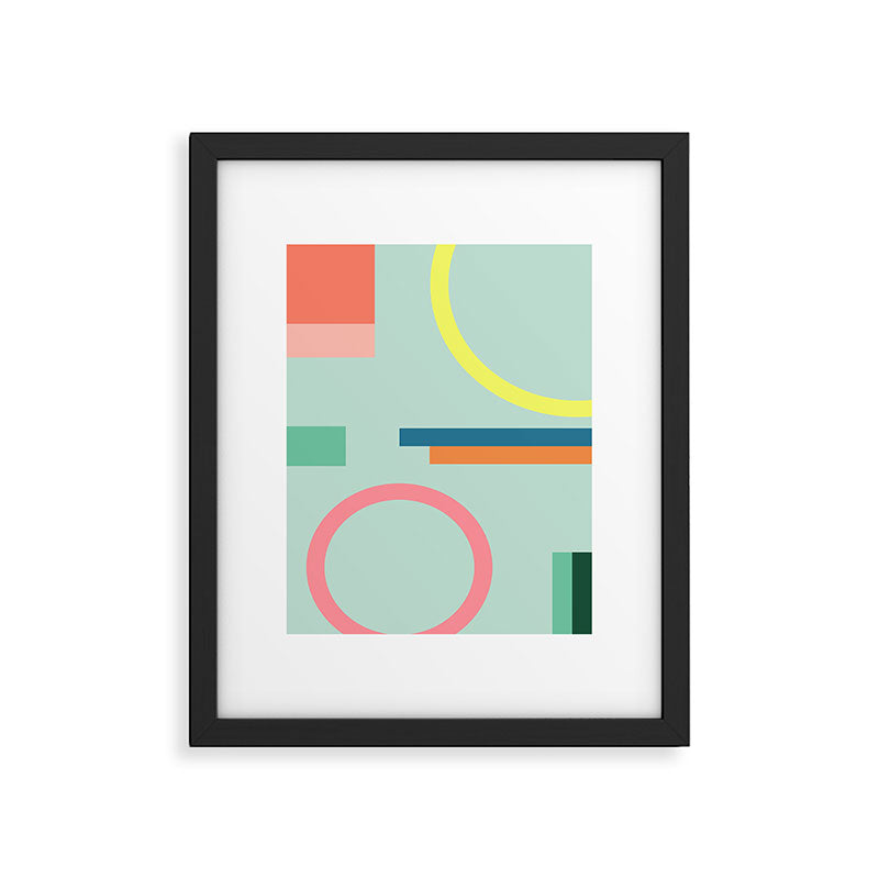 Modern Geometric 71 Framed Art Print Gallery Image 4