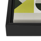 Modern Geometric 72A Framed Canvas Print Gallery Image 3