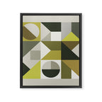 Modern Geometric 72A Framed Canvas Print Gallery Image 6