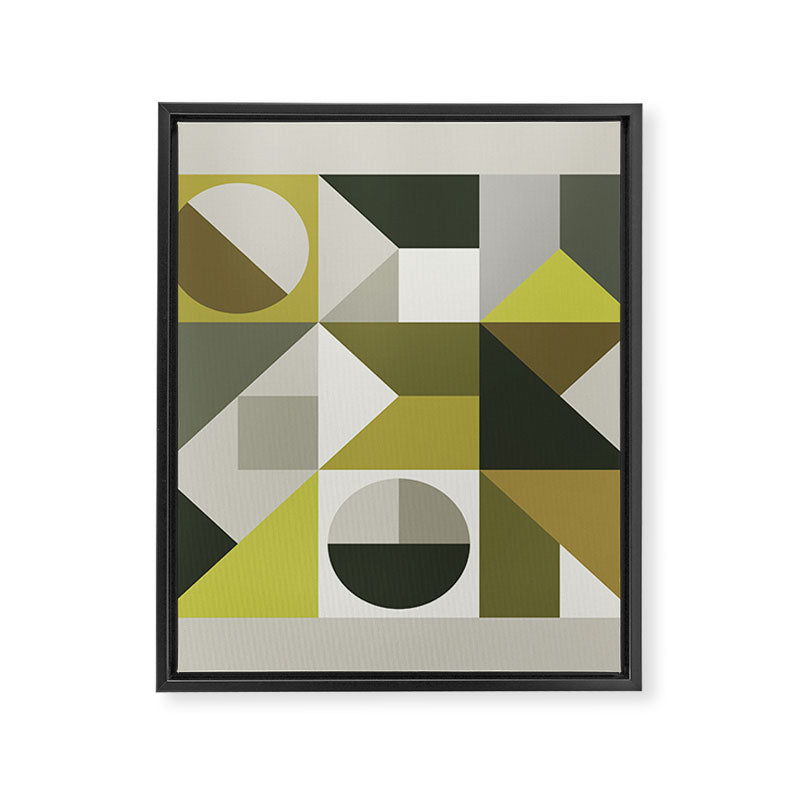 Modern Geometric 72A Framed Canvas Print Gallery Image 6