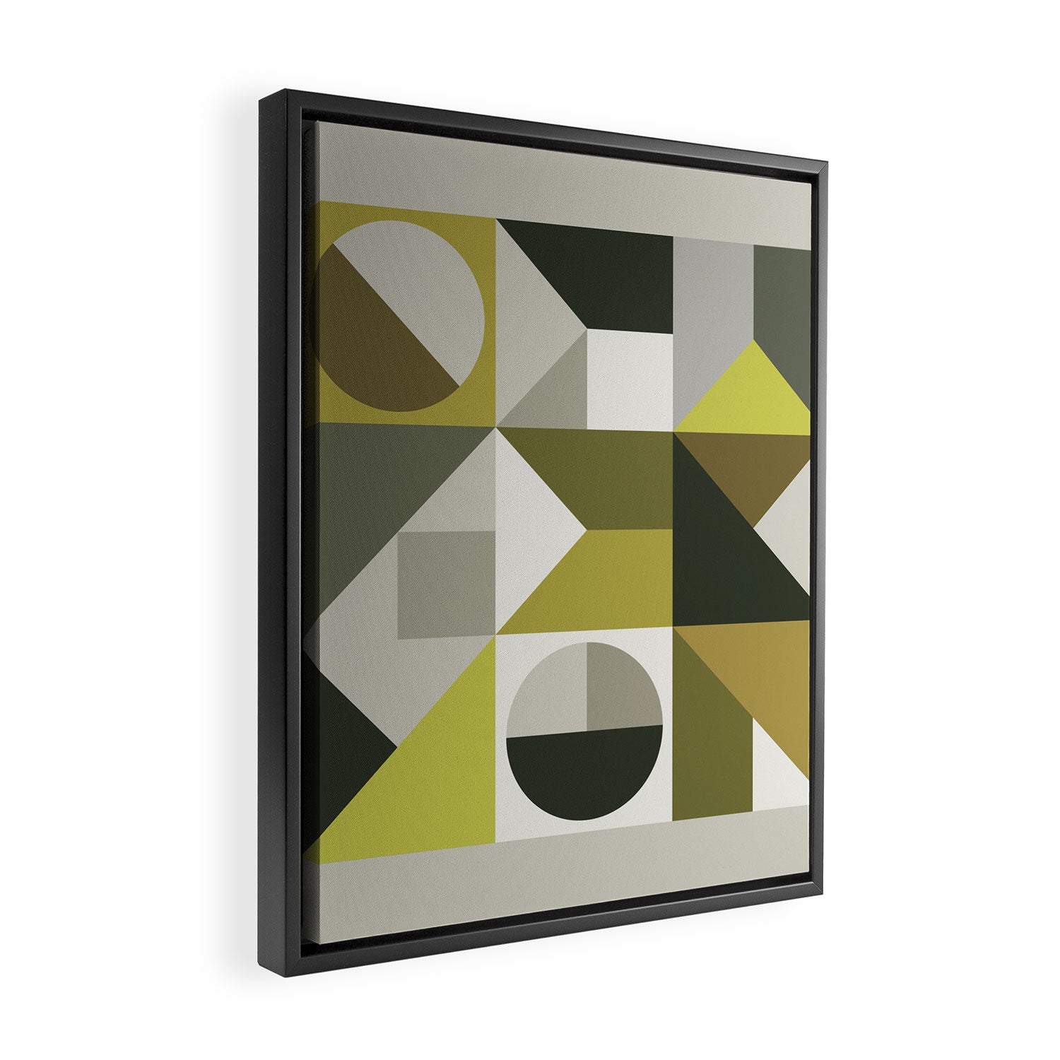 Modern Geometric 72A Framed Canvas Print Gallery Image 2