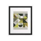Modern Geometric 72A Framed Art Print Gallery Image 5