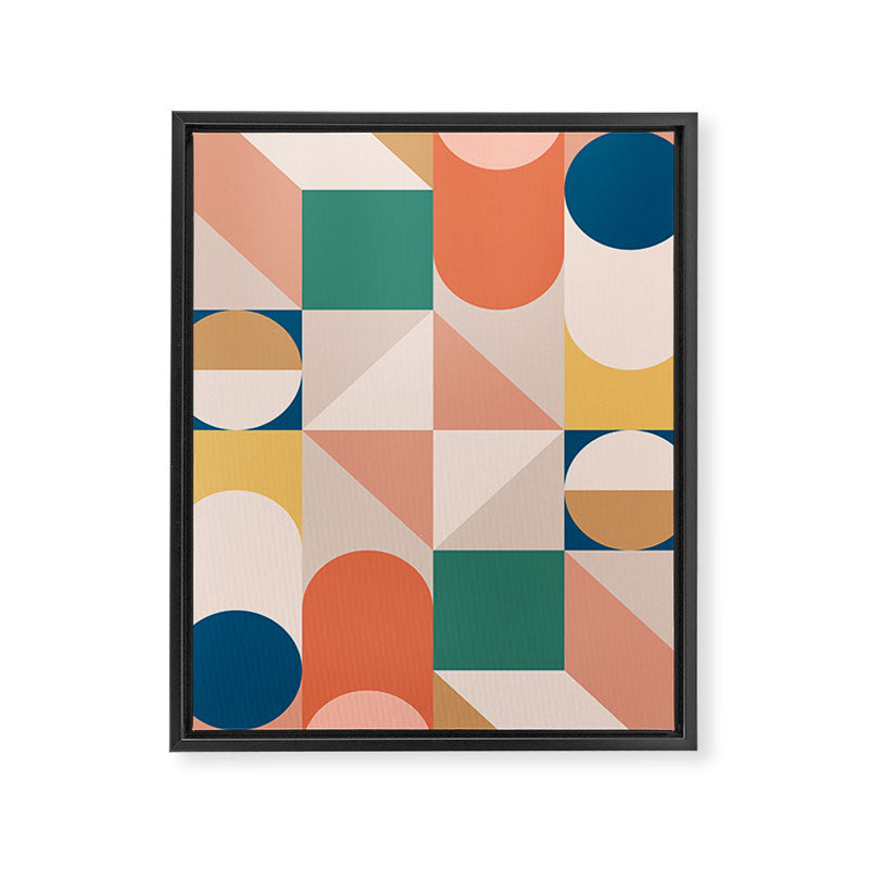 Modern Geometric 73A Framed Canvas Print Gallery Image 6