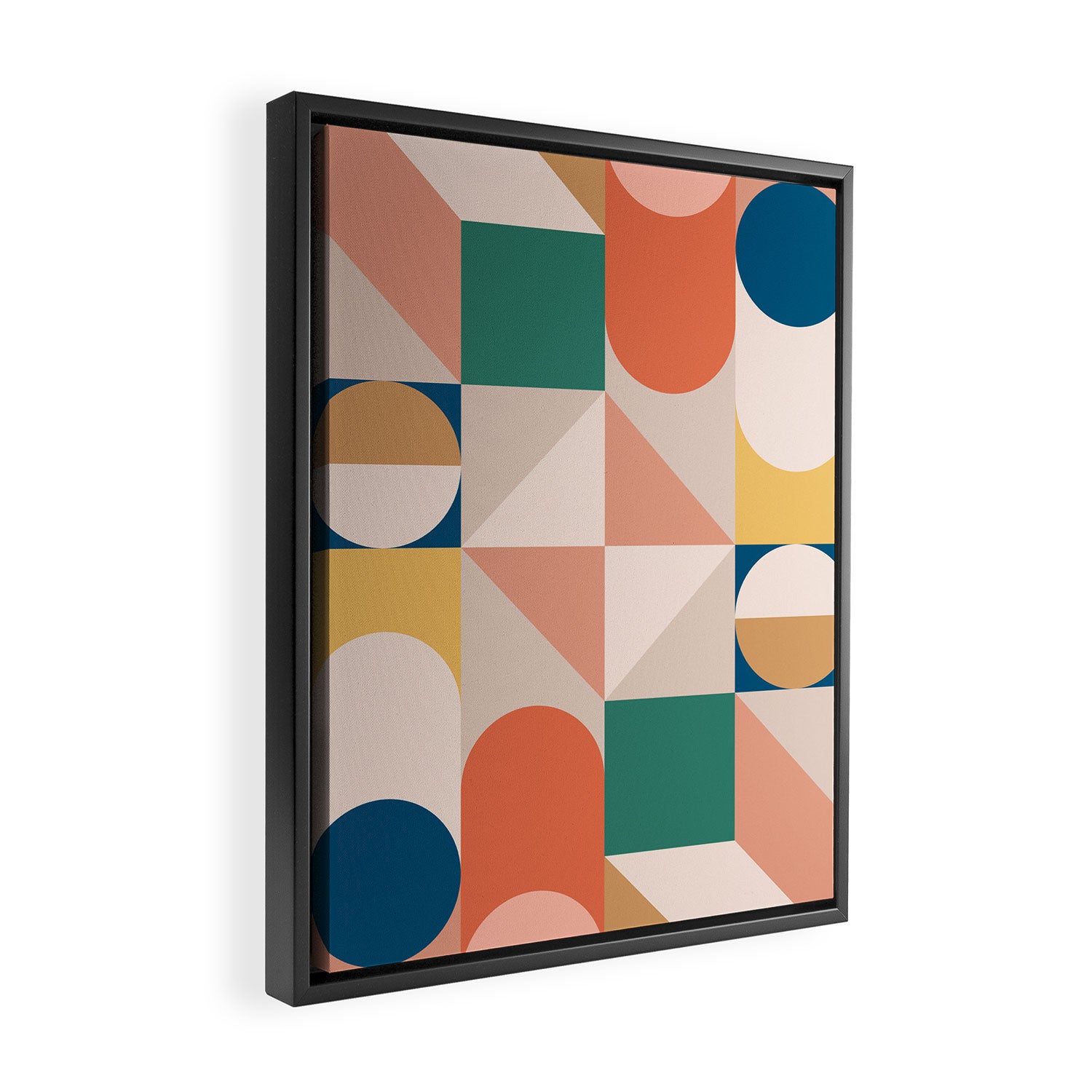 Modern Geometric 73A Framed Canvas Print Gallery Image 2