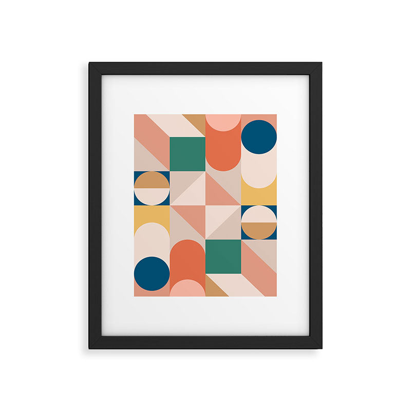 Modern Geometric 73A Framed Art Print Gallery Image 5