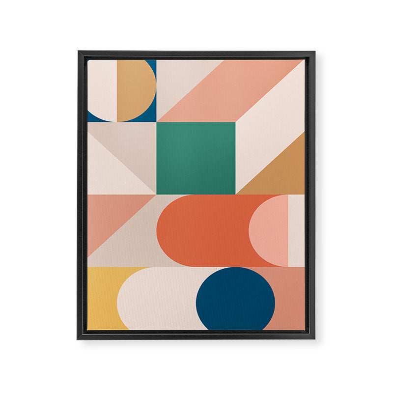 Modern Geometric 73B Framed Canvas Print Gallery Image 6