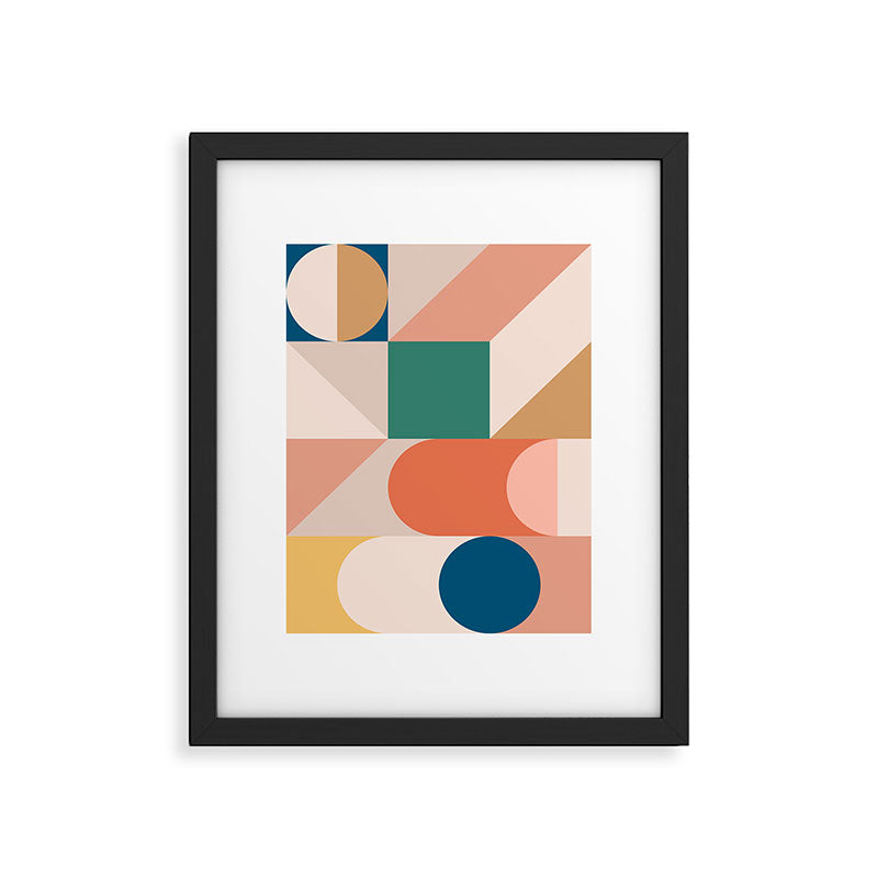 Modern Geometric 73B Framed Art Print Gallery Image 5