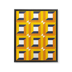 Modern Geometric 74C Framed Canvas Print Gallery Image 8