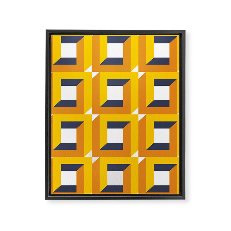 Modern Geometric 74C Framed Canvas Print Gallery Image 8