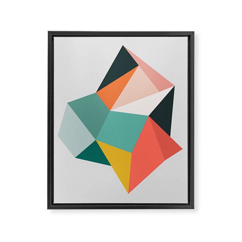 Modern Geometric 76A Framed Canvas Print Gallery Image 8