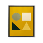 Modern Geometric 80A Framed Canvas Print Gallery Image 8