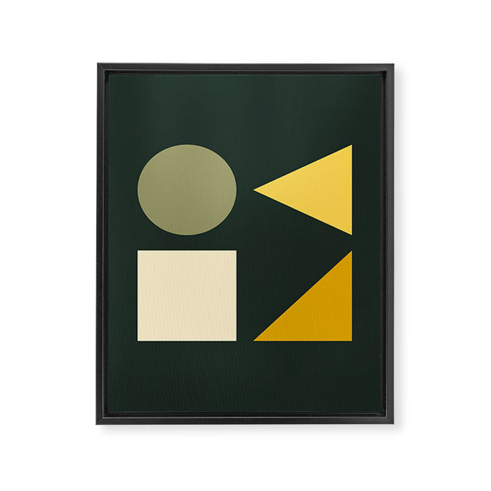 Modern Geometric 83A Framed Canvas Print Gallery Image 1