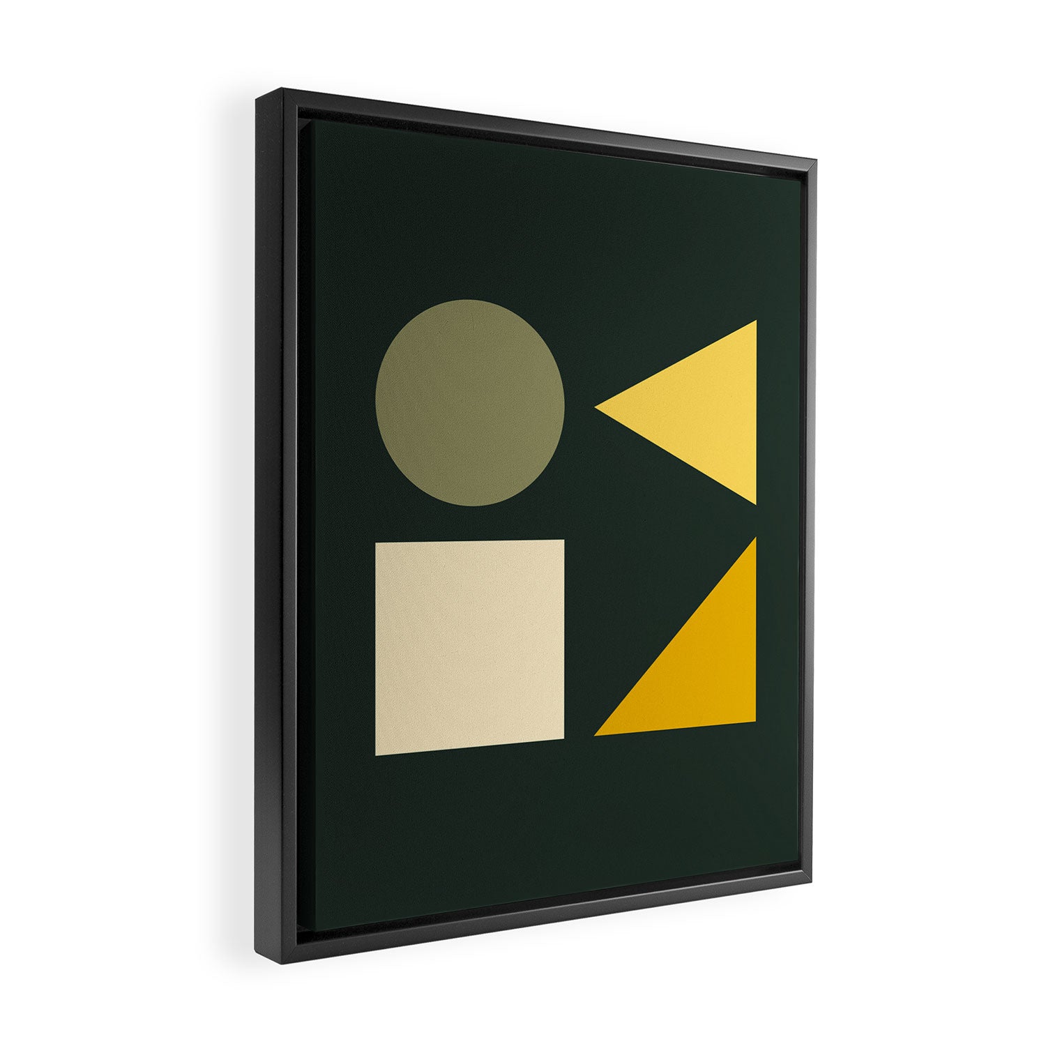 Modern Geometric 83A Framed Canvas Print Gallery Image 2