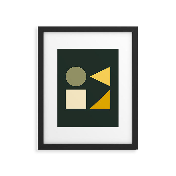 Modern Geometric 83A Framed Art Print Gallery Image 1