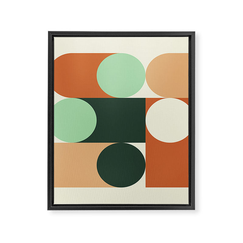 Modern Geometric 84A Framed Canvas Print Gallery Image 6