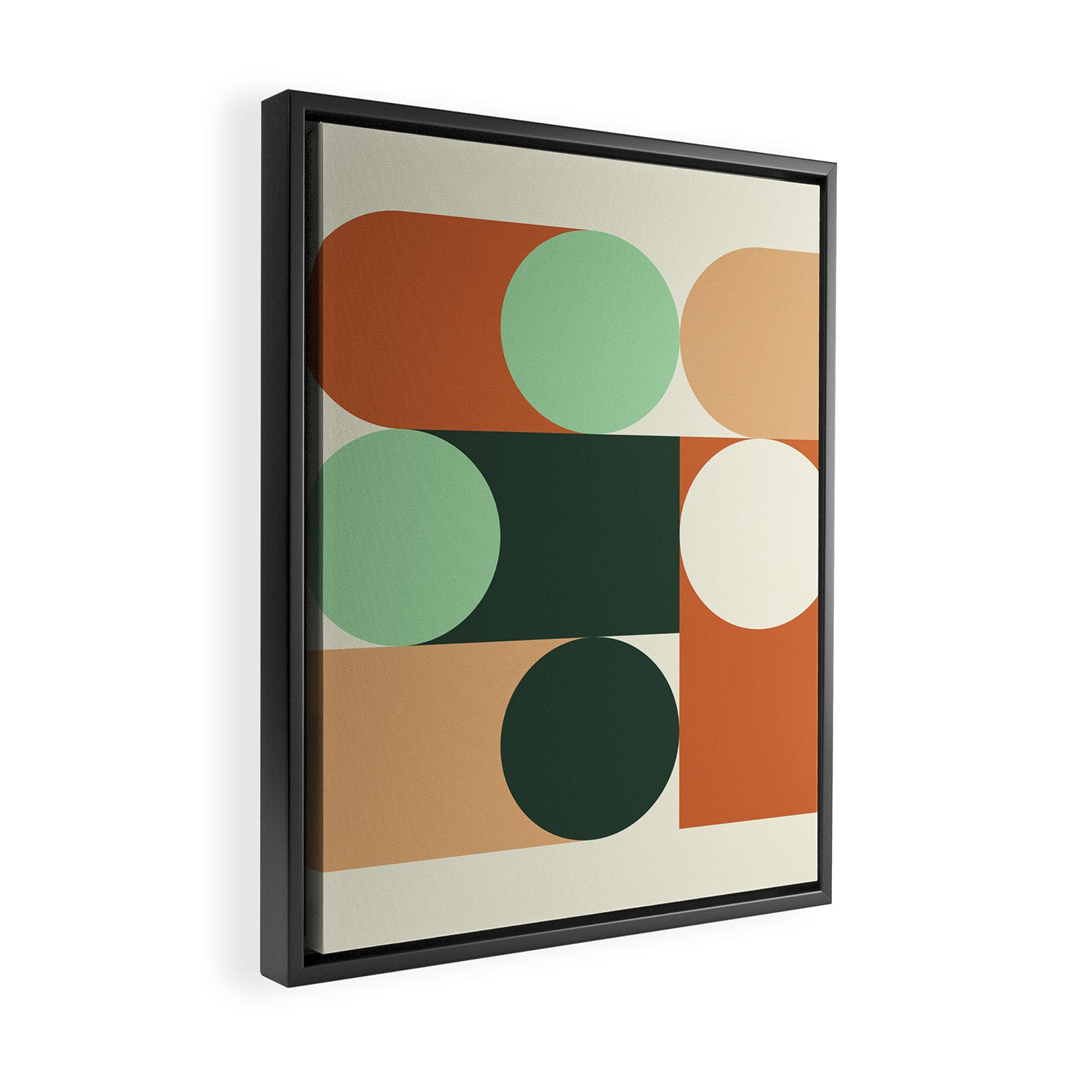 Modern Geometric 84A Framed Canvas Print Gallery Image 2