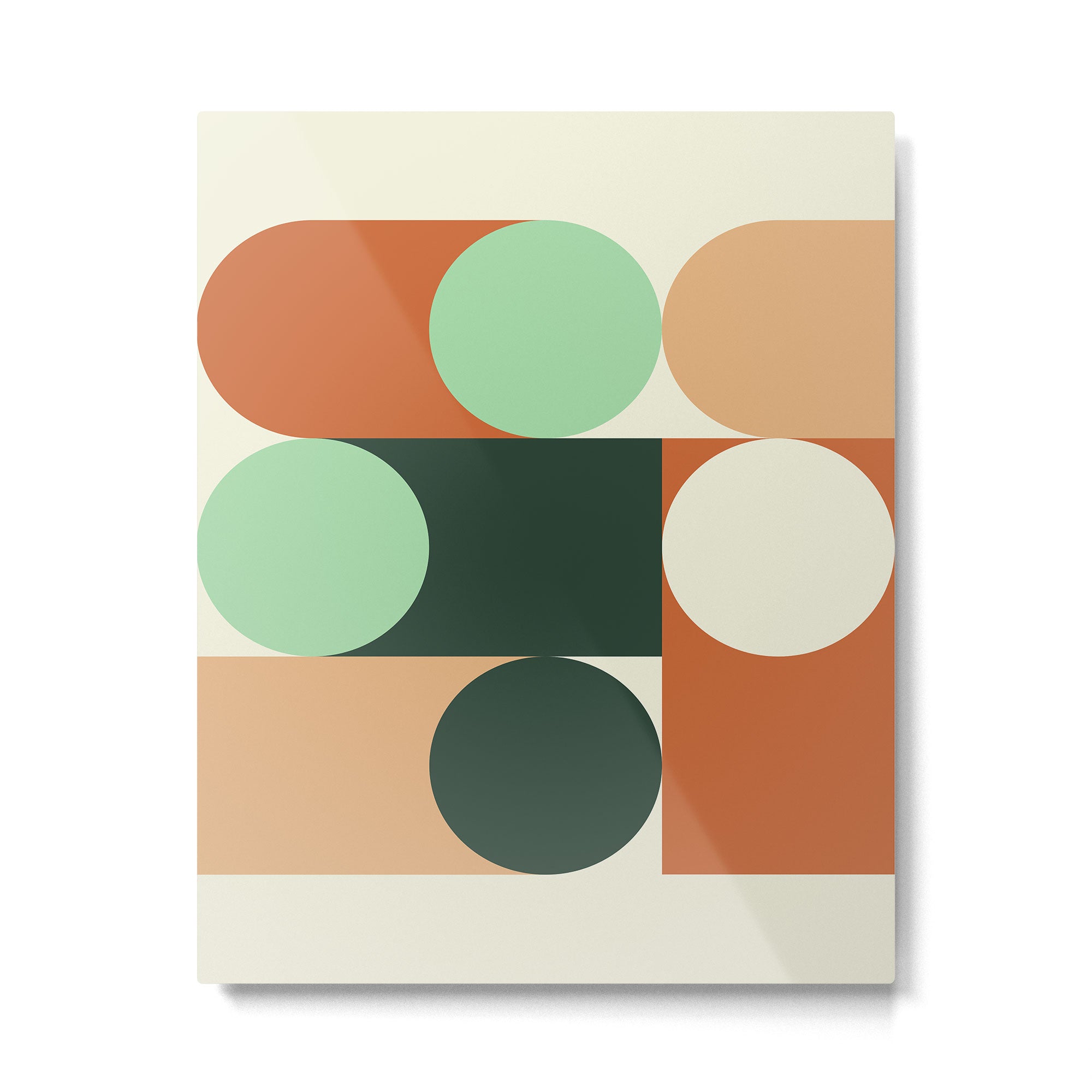 Modern Geometric 84A Metal Print Gallery Image 4