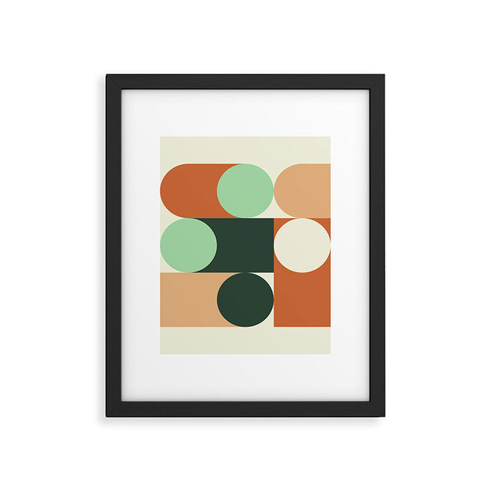 Modern Geometric 84A Framed Art Print Gallery Image 1