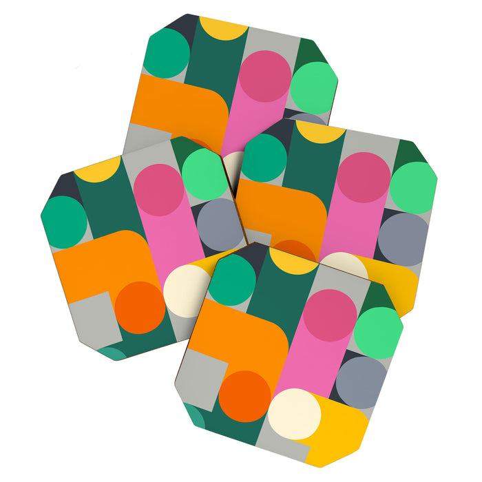 Modern Geometric 85A Coaster Gallery Image 1