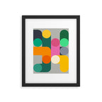 Modern Geometric 85A Framed Art Print Gallery Image 5