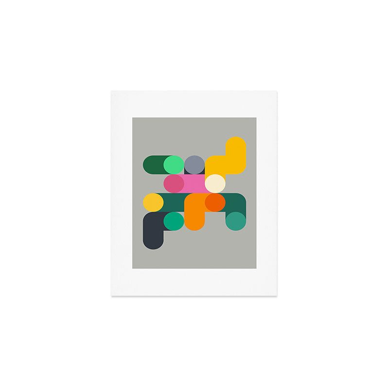 Modern Geometric 85B Art Print Gallery Image 1