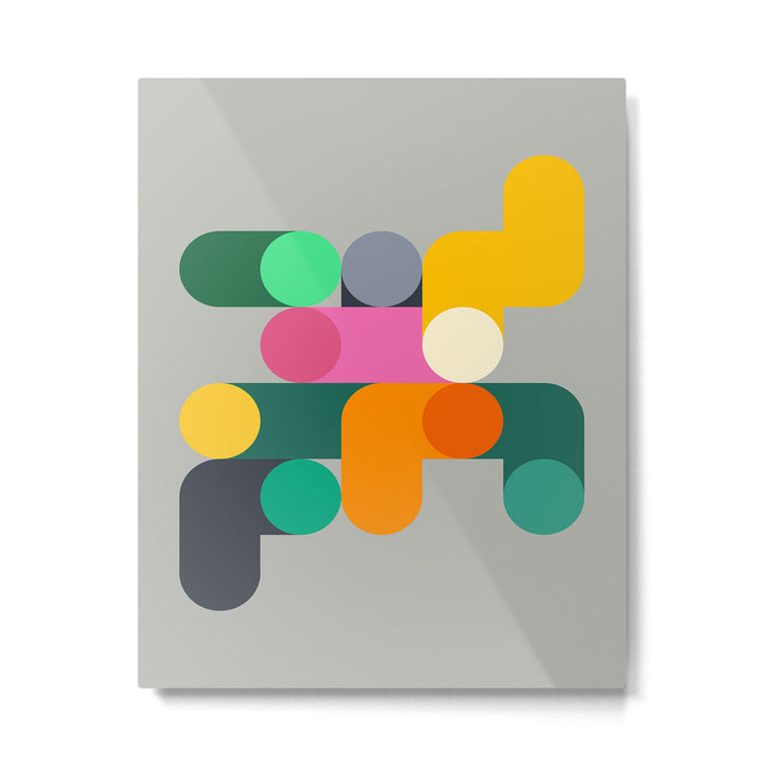 Modern Geometric 85B Metal Print Gallery Image 1