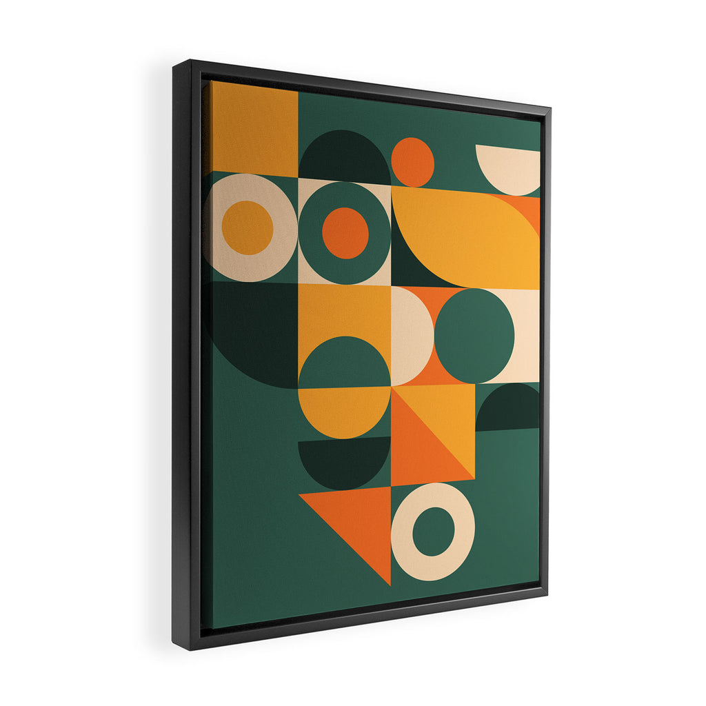 Modern Geometric 86D Framed Canvas Print Gallery Image 2