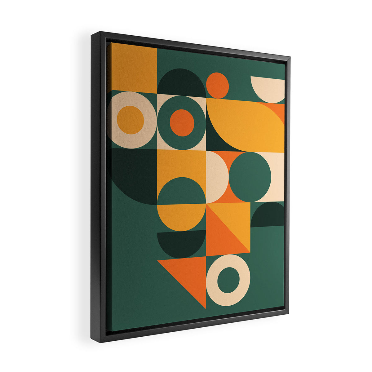 Modern Geometric 86D Framed Canvas Print Gallery Image 2