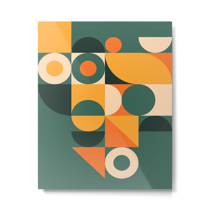 Modern Geometric 86D Metal Print Gallery Image 1