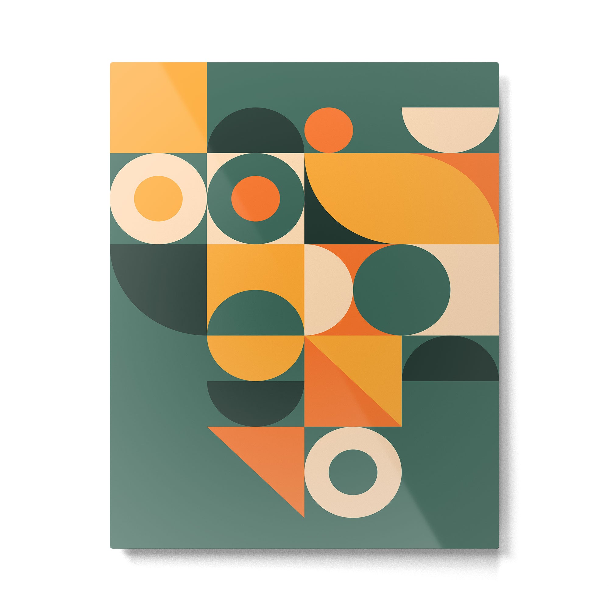 Modern Geometric 86D Metal Print Gallery Image 4