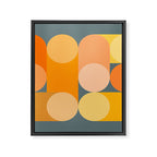 Modern Geometric 87A Framed Canvas Print Gallery Image 6