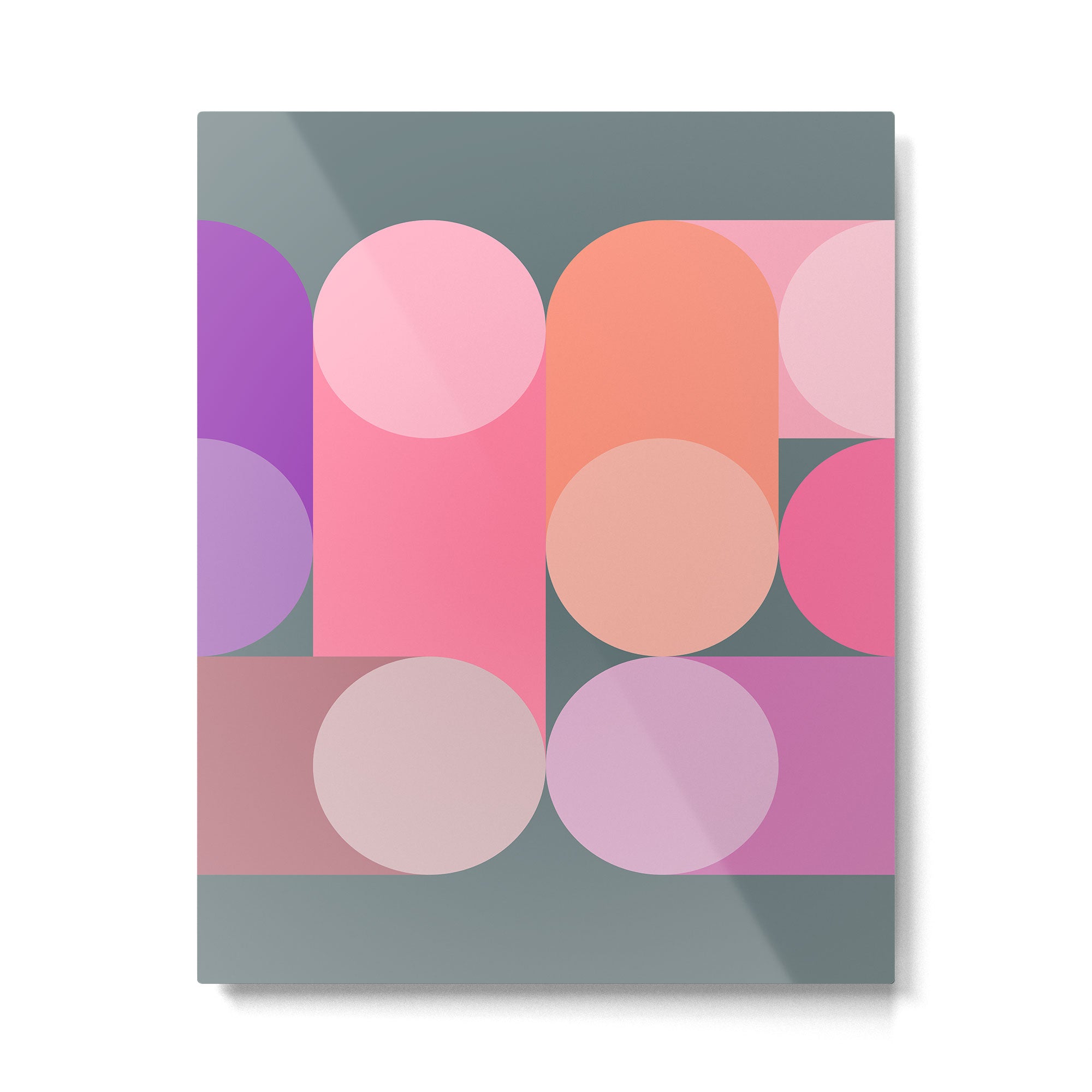 Modern Geometric 87B Metal Print Gallery Image 4