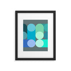 Modern Geometric 87C Framed Art Print Gallery Image 5
