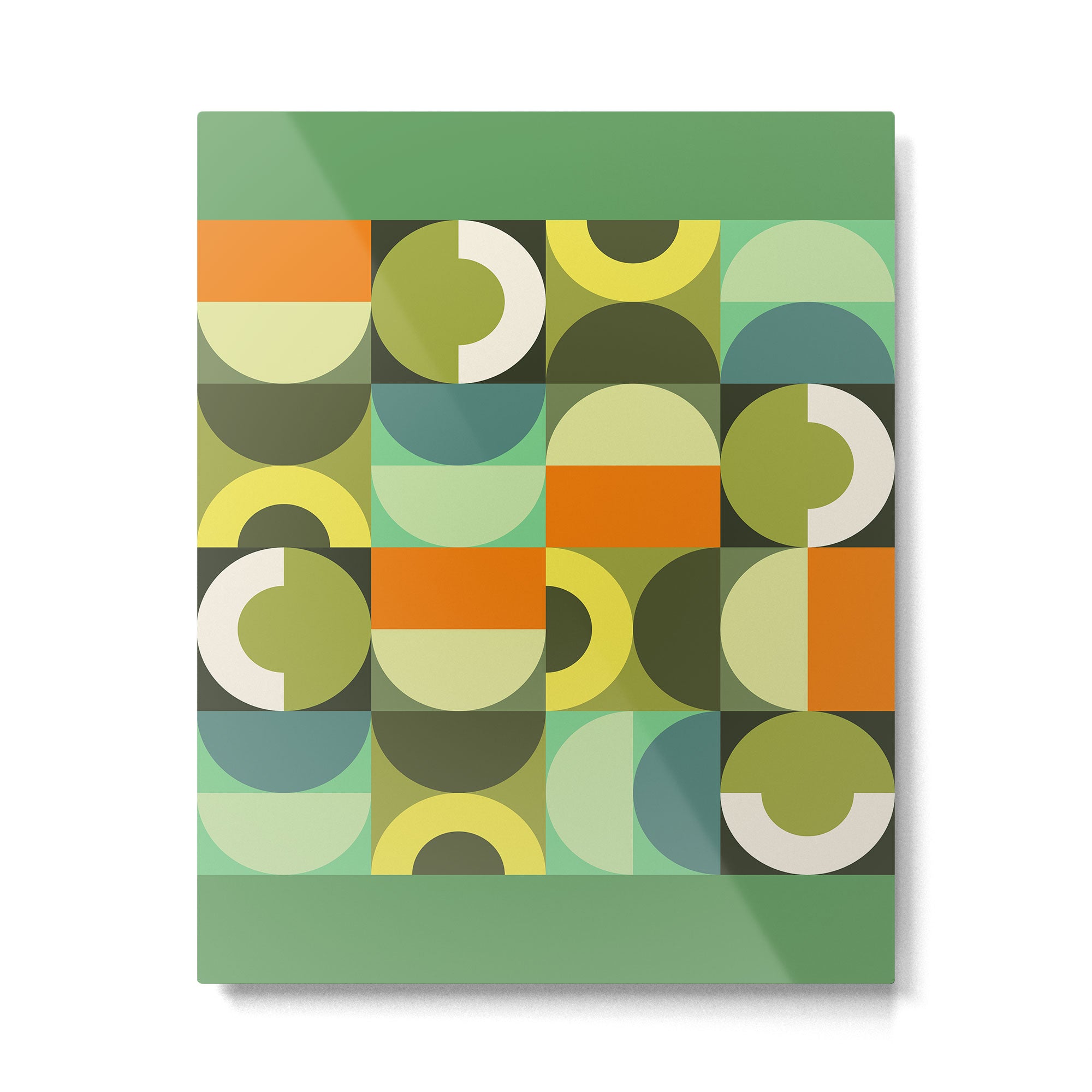 Modern Geometric 90B Metal Print Gallery Image 4