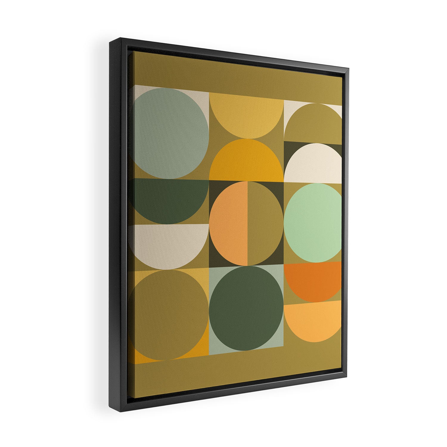 Modern Geometric 91A Framed Canvas Print Gallery Image 2
