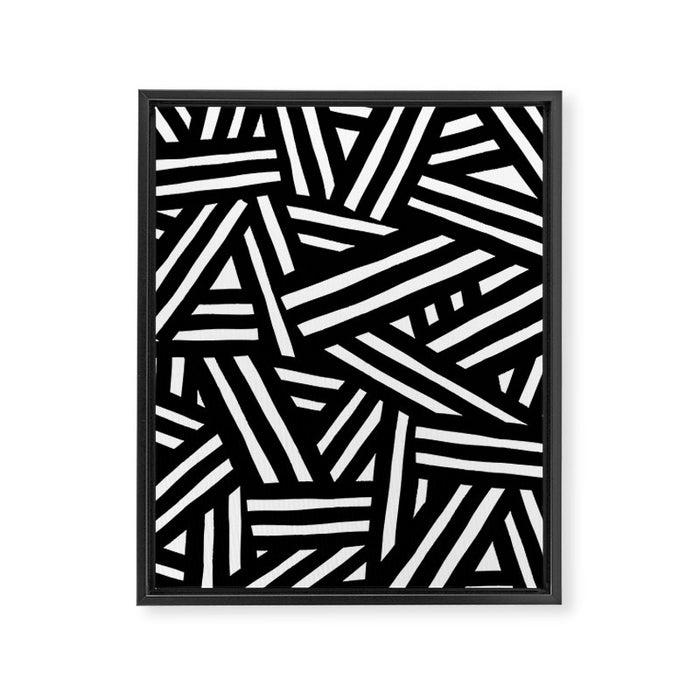 Monochrome 01 Framed Canvas Print Gallery Image 1