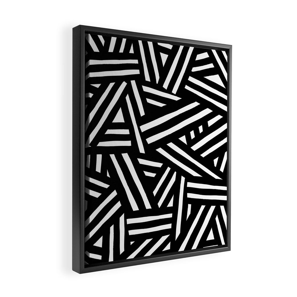 Monochrome 01 Framed Canvas Print Gallery Image 2