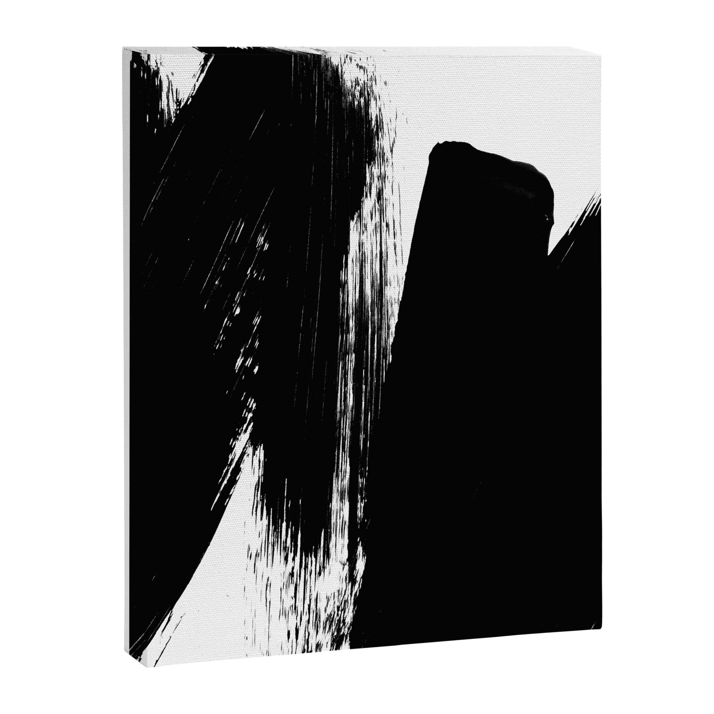 Monochrome Ink 02 Canvas Print Gallery Image 6