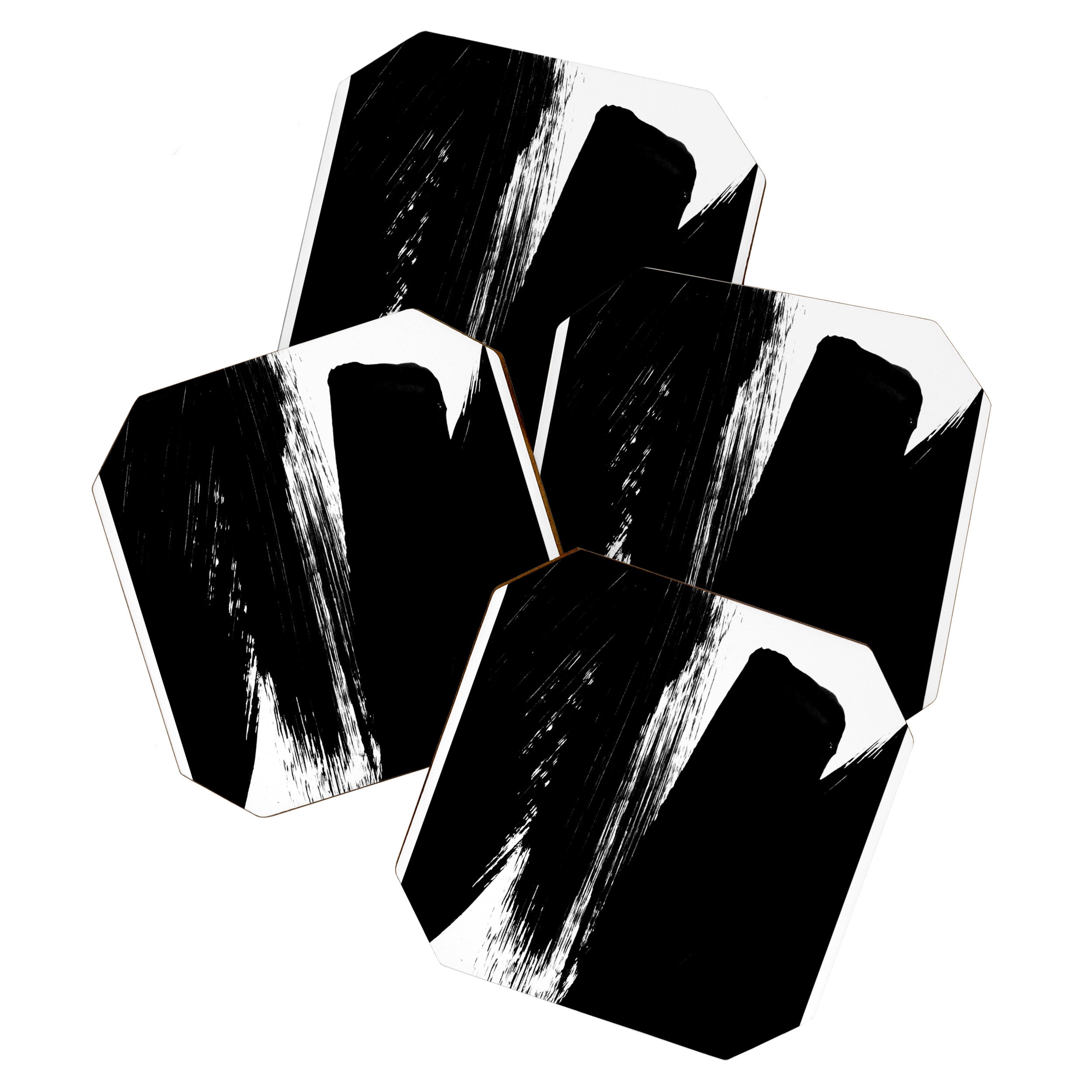 Monochrome Ink 02 Coaster Gallery Image 1