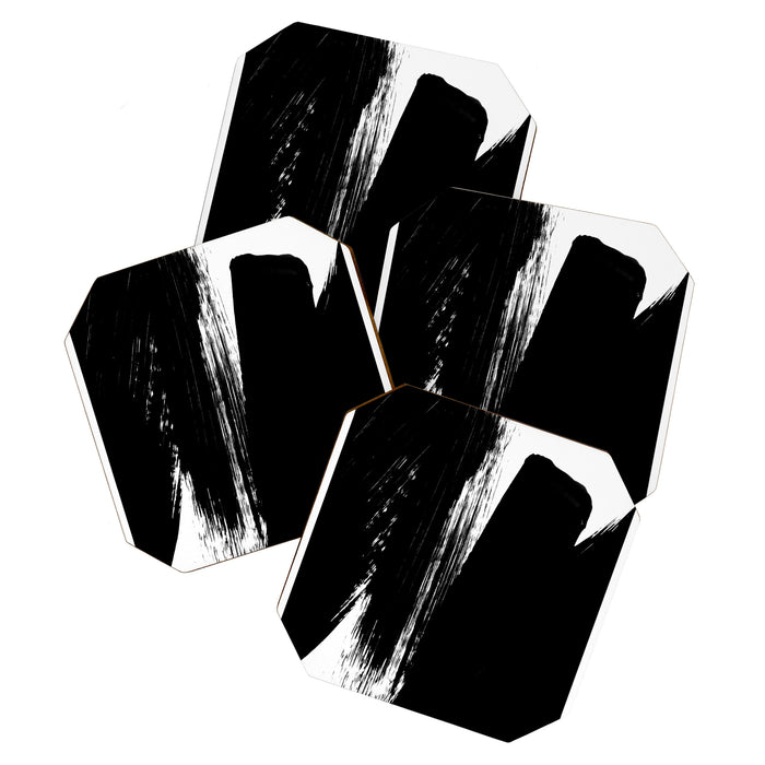 Monochrome Ink 02 Coaster Gallery Image 1