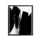 Monochrome Ink 02 Framed Canvas Print Gallery Image 6